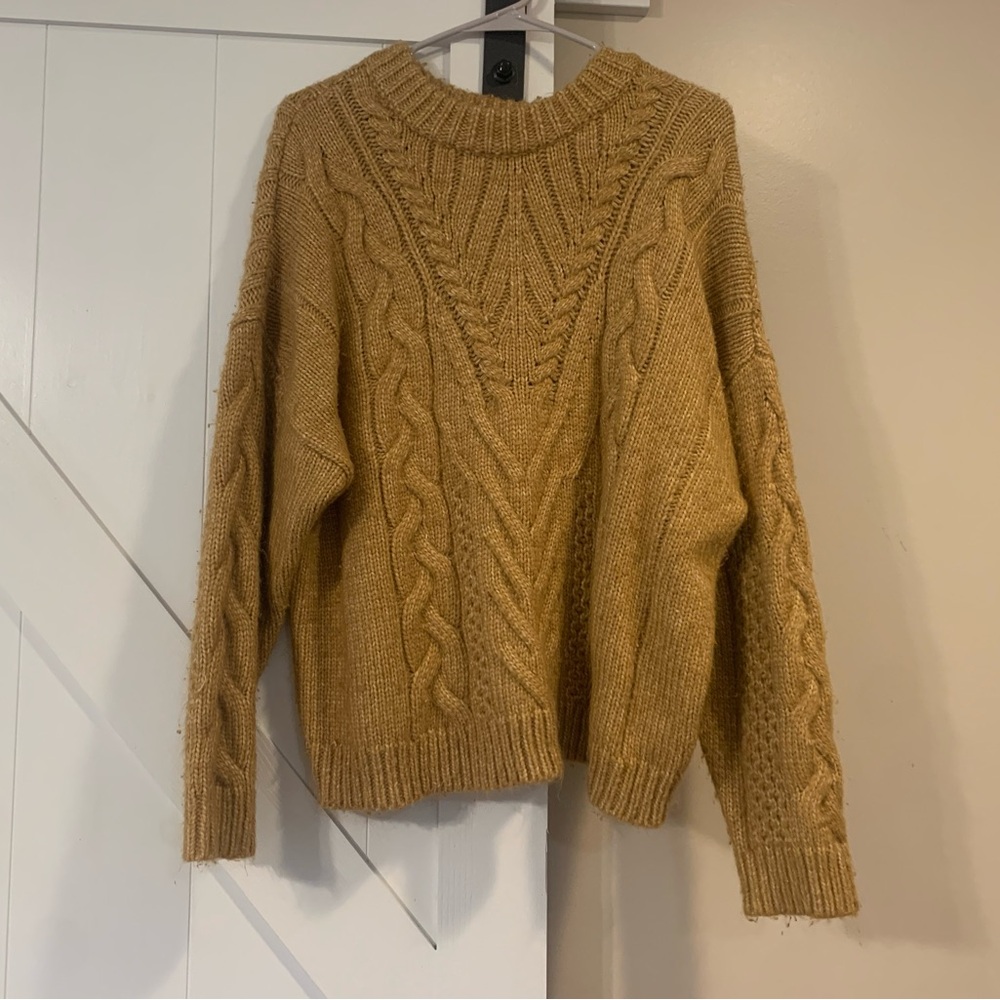 a new day Mustard Knit Sweater